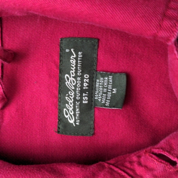 Eddie Bauer Womans Red Medium jacket - Picture 4 of 6